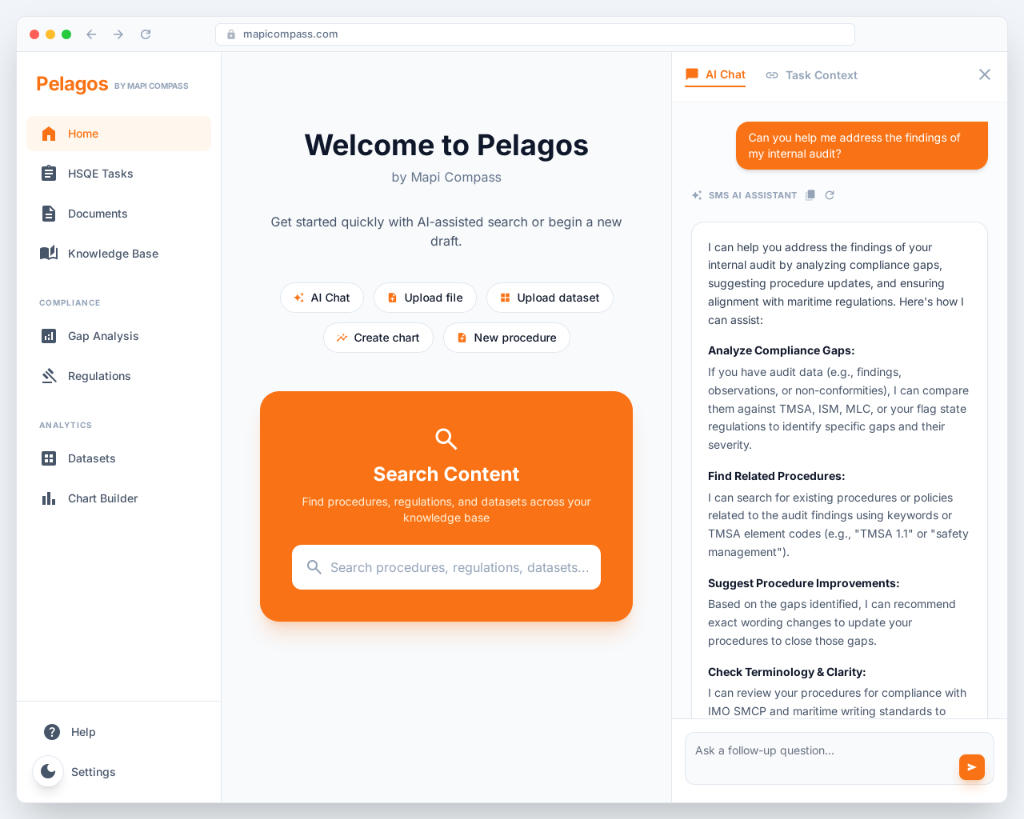 Mapi Compass Application Interface